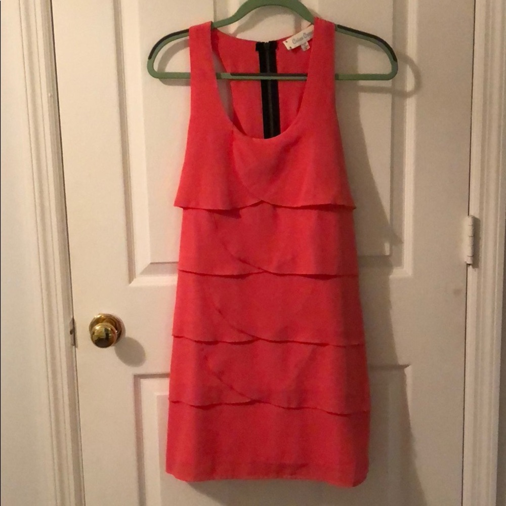Pink Ruffled Dress